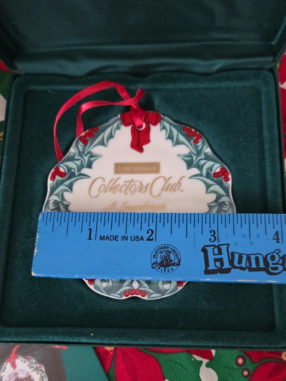 *1996* Longaberger Collector's Club HOMETOWN CHRISTMAS  Ornament